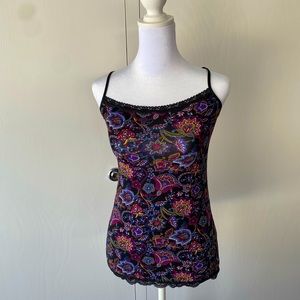Jockey Black Floral Camisole